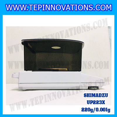เครื่องชั่งดิจิตอล ทศนิยม 3 ตำแหน่ง รุ่น UP223X 220gx0.001g เครื่องชั่งละเอียดสูง220g เครื่องชั่งน้ำหนัก220g ตาชั่ง220กรัม พิกัดน้ำหนัก 220g ความละเอียด 0.001g ยี่ห้อ SHIMADZU รุ่น UP223X