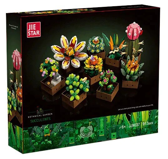 ชุดตัวต่อต้นไม้ดอกไม้ Floral series