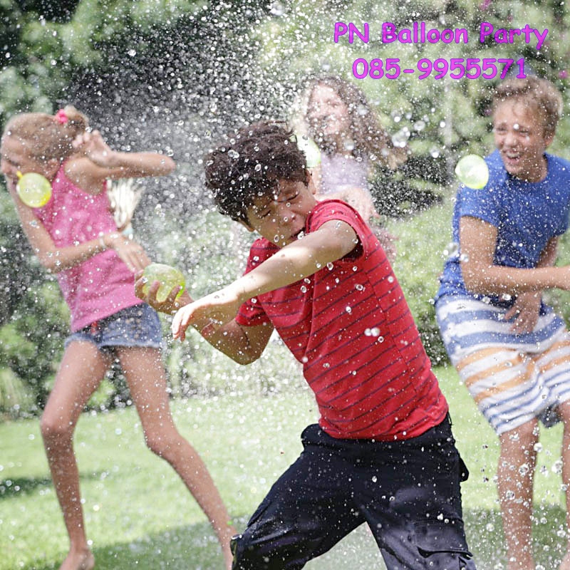 ลูกโป่งน้ำมหัศจรรย์ ใส่น้ำง่าย เล่นสนุก ปากระจาย จำนวน 111 ลูก ในแพค