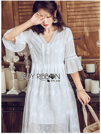 Chiffon Dress Lady Ribbon ขาย เดรสผ้าชีฟอง