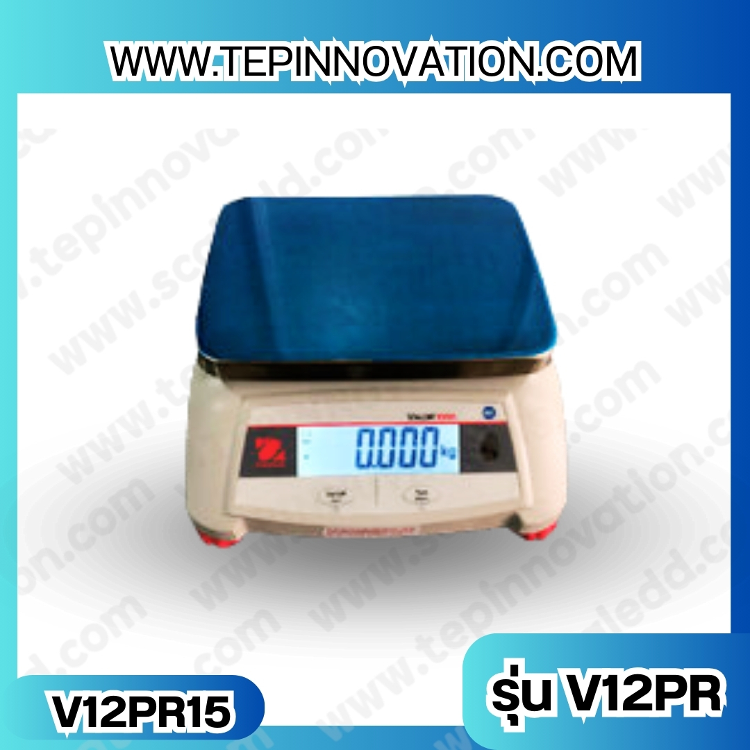 เครื่องชั่งน้ำหนักดิจิตอลตั้งโต๊ะ 2 หน้าจอ พิกัด15kg ยี่ห้อ OHAUS รุ่น VALOR 1000 ความละเอียด 2g (เครื่องชั่งมีใบผ่านตรวจรับรองจากสำนักชั่งตวงวัด)