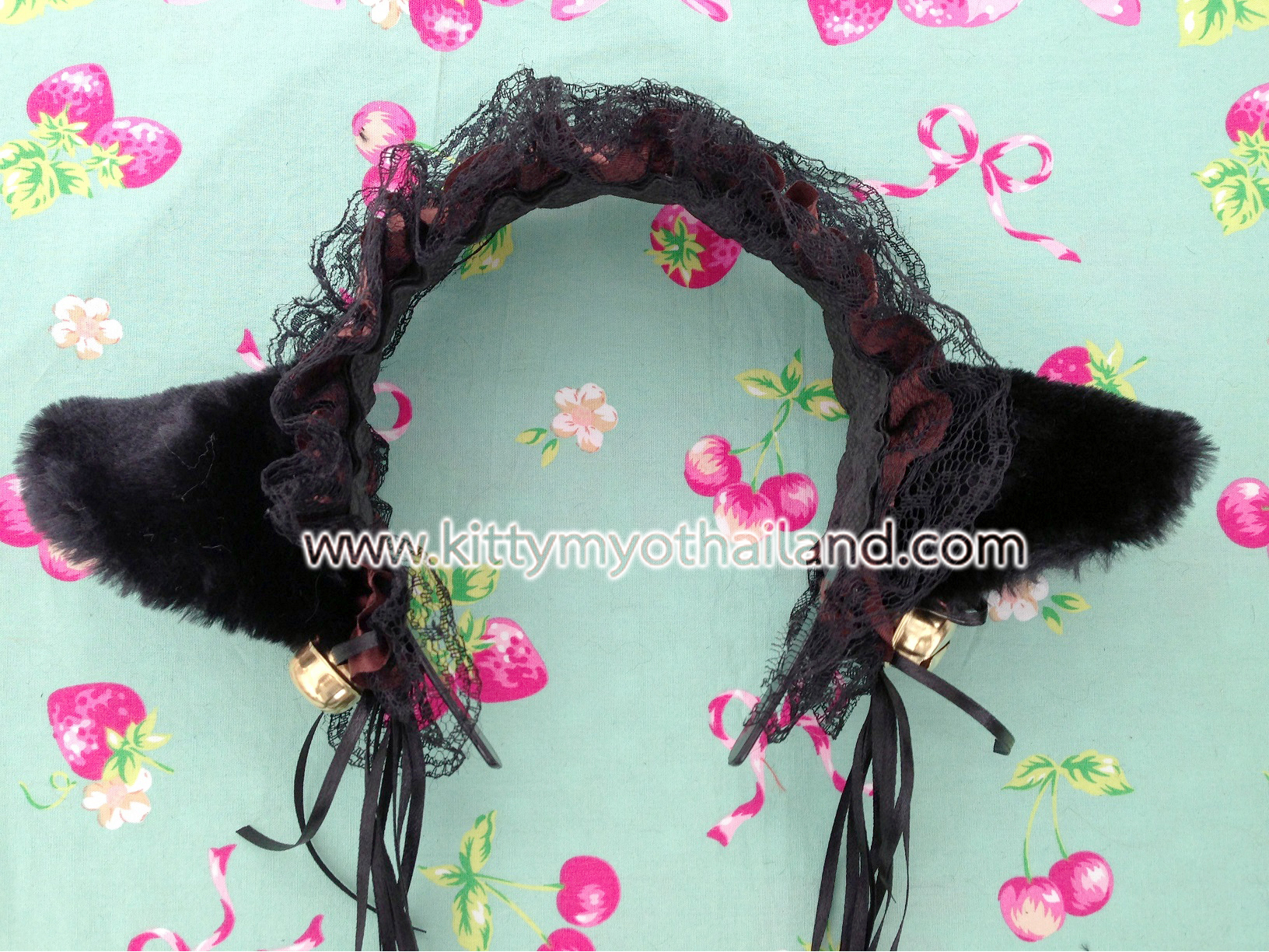หูแมวโลลิต้า (สีดำ-น้ำตาล)