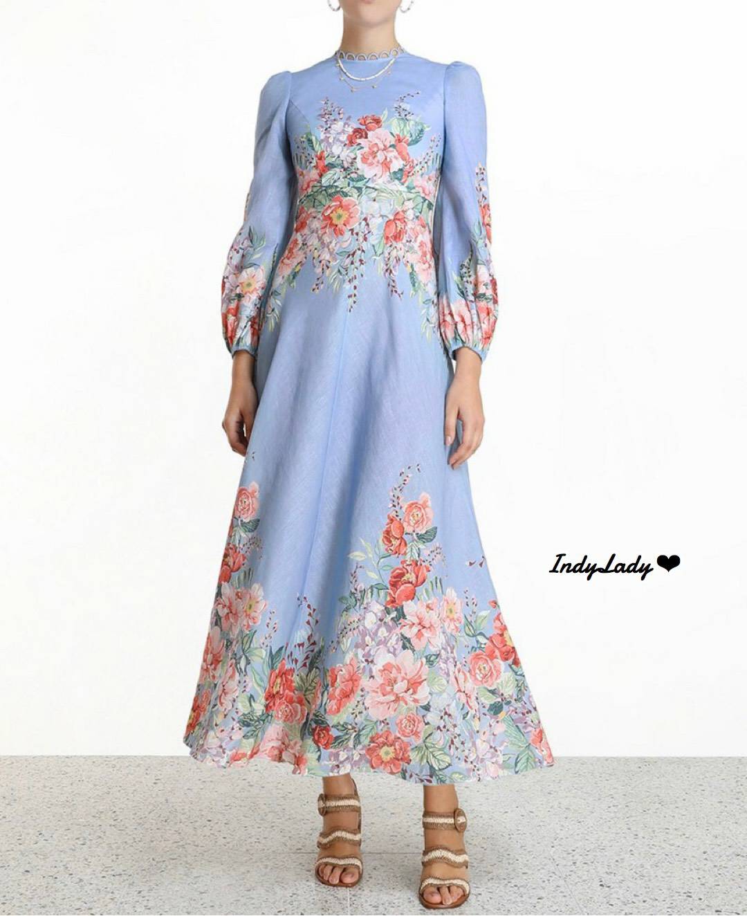 Maxi Dress งานสวยเดรสซิปหลัง