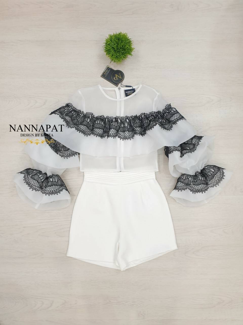 เซทสองชิ้นซิปหลัง