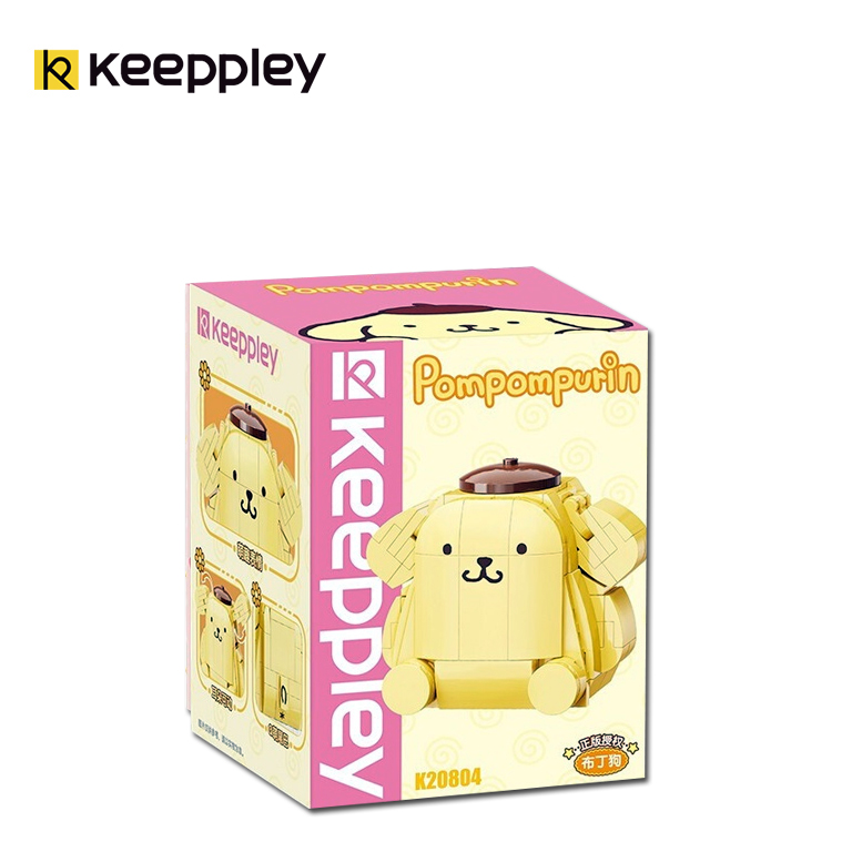 (สินค้าลิขสิทธิ์แท้) ชุดตัวต่อการ์ตูน Pompompurin x Keeppley