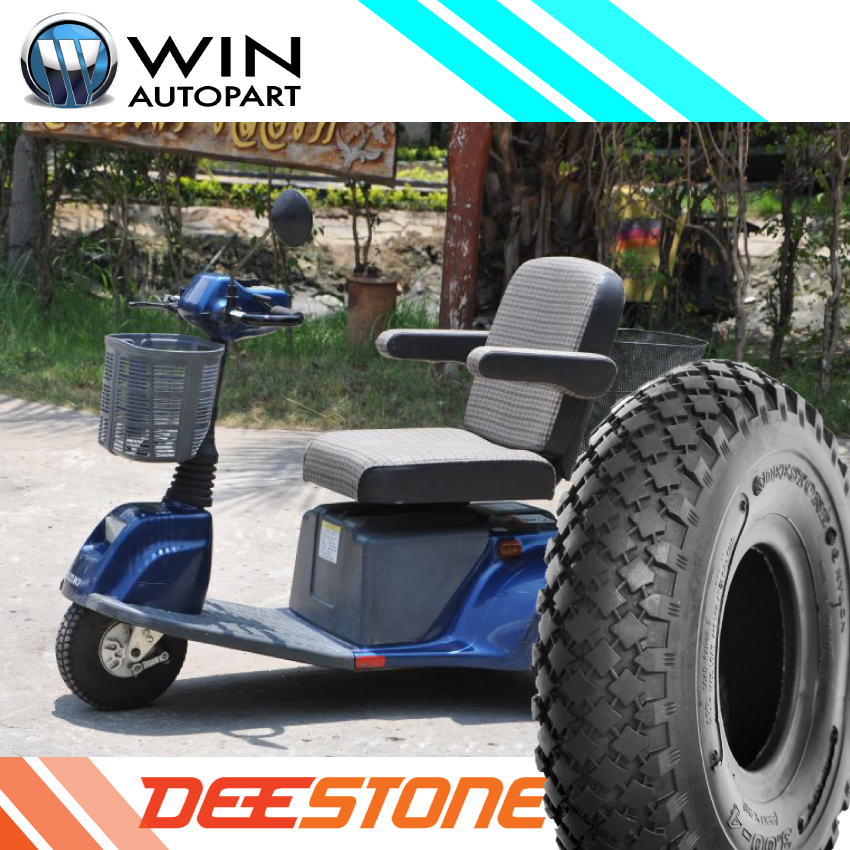 ยางรถอุตสาหกรรม & รถเข็น ยี่ห้อ DEESTONE รุ่น D257 ขนาด 3.00-4