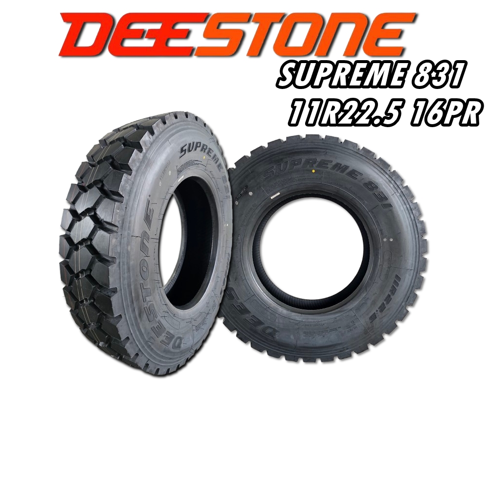 ยางรถบรรทุก เรเดียล 11R22.5 รุ่น Supreme 831 ชนิด TL 16PR ยี่ห้อ Deestone