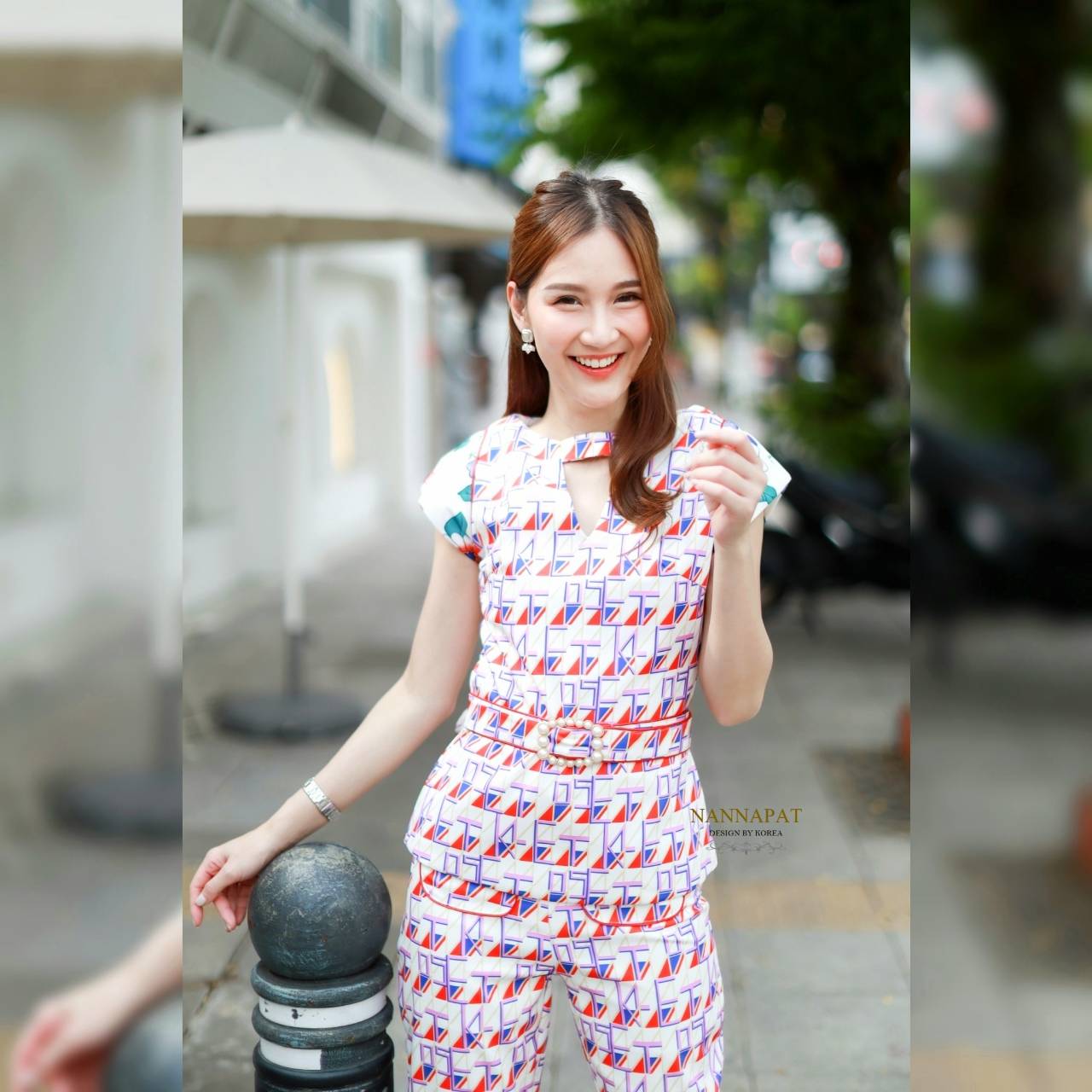 เสื้อซิปหลัง กางเกงทรงสวย