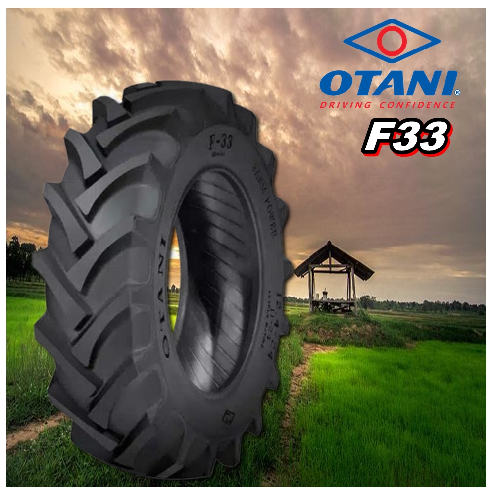 ยางรถไถ ยางรถเกษตร และอุตสาหกรรม ขนาด 7-12 ,8-16 ,8-18 รุ่น F33 TTยี่ห้อ OTANI