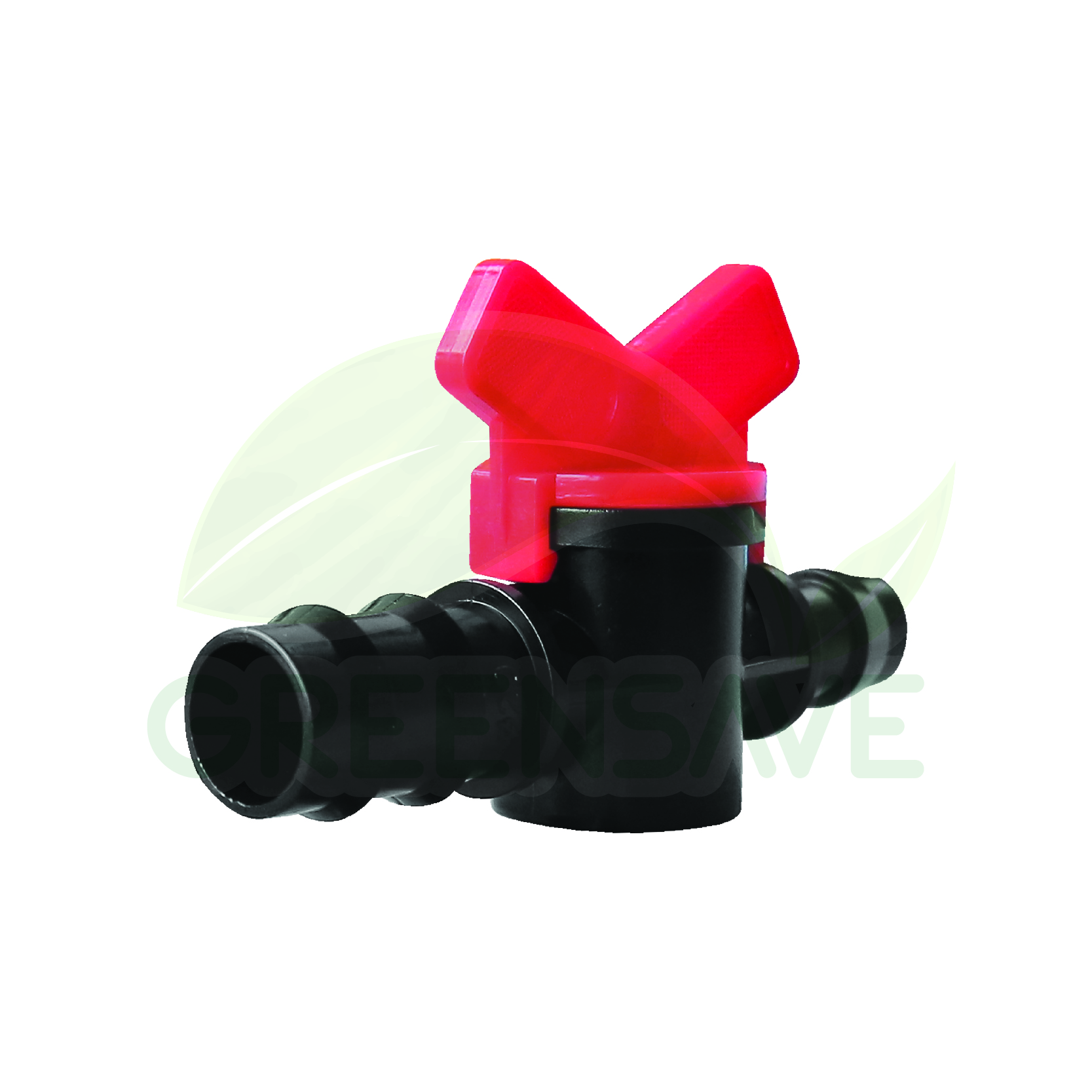 วาล์วหรี่ต่อท่อ PE ขนาด 20 mm พร้อมลูกยางเปอร์เมท 16 mm