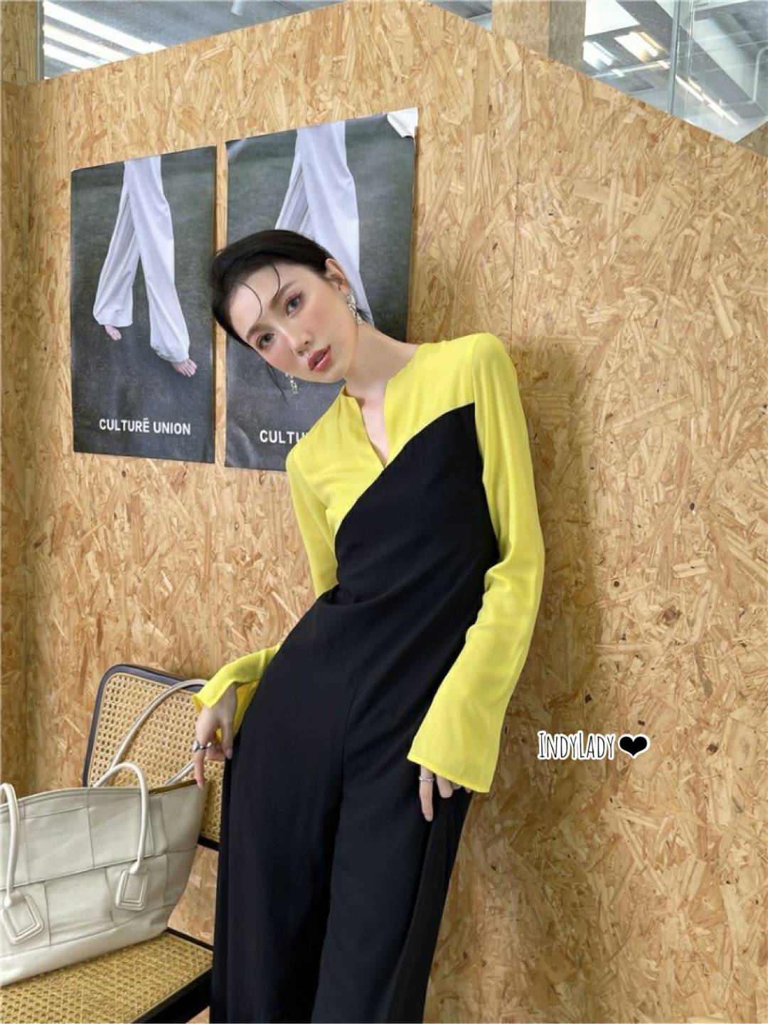 Jumpsuit ขายาว แขนยาว