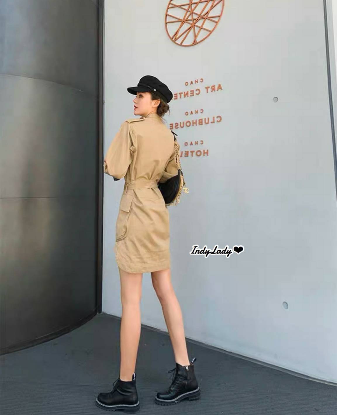มินิเดรสแขนยาว