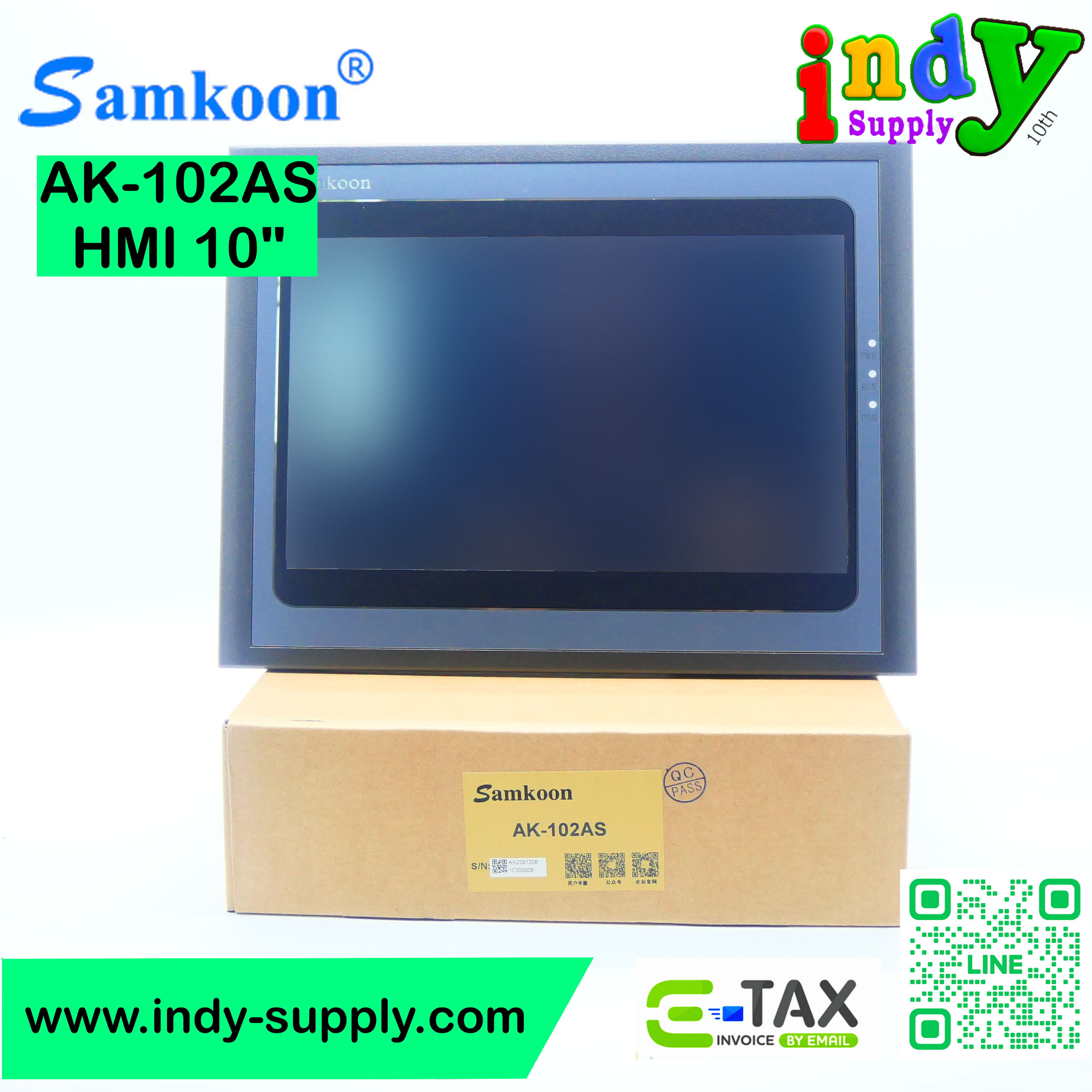 SAMKOON AK-102AS HMI 10.2" (Ethernet)