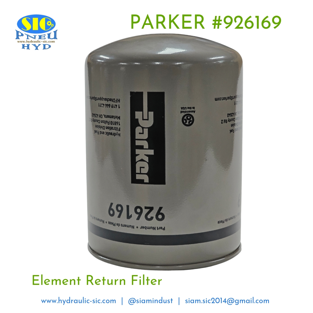Spin-On Element Filter 1-1/4" ไส้กรองไฮดรอลิค 5 Micron / 10 Micron กรองขากลับ กรองละเอียด กรองกระป๋อง