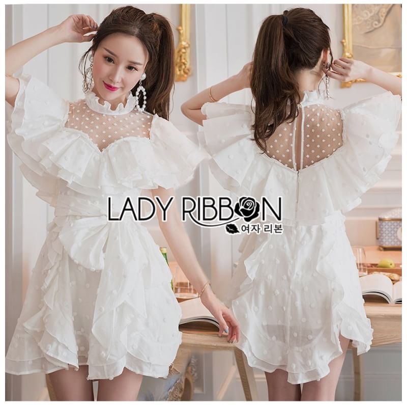 Mini Dress with Ribbon ค็อกเทลเดรสสั้น