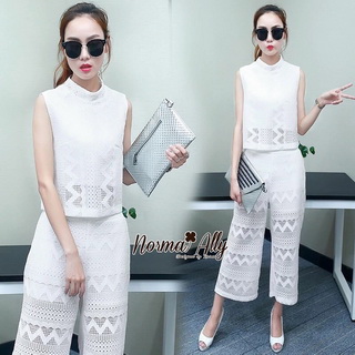 Lady Ribbon Online ขายส่งเสื้อผ้าแฟชั่นออนไลน์ เสื้อผ้า Normal Ally NA13080816 🎉Normal Ally Present lace prince summer set 🎉