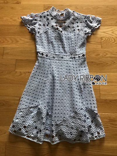 Mini Dress เดรสสั้นผ้าลูกไม้สีพาสเทลหวาน