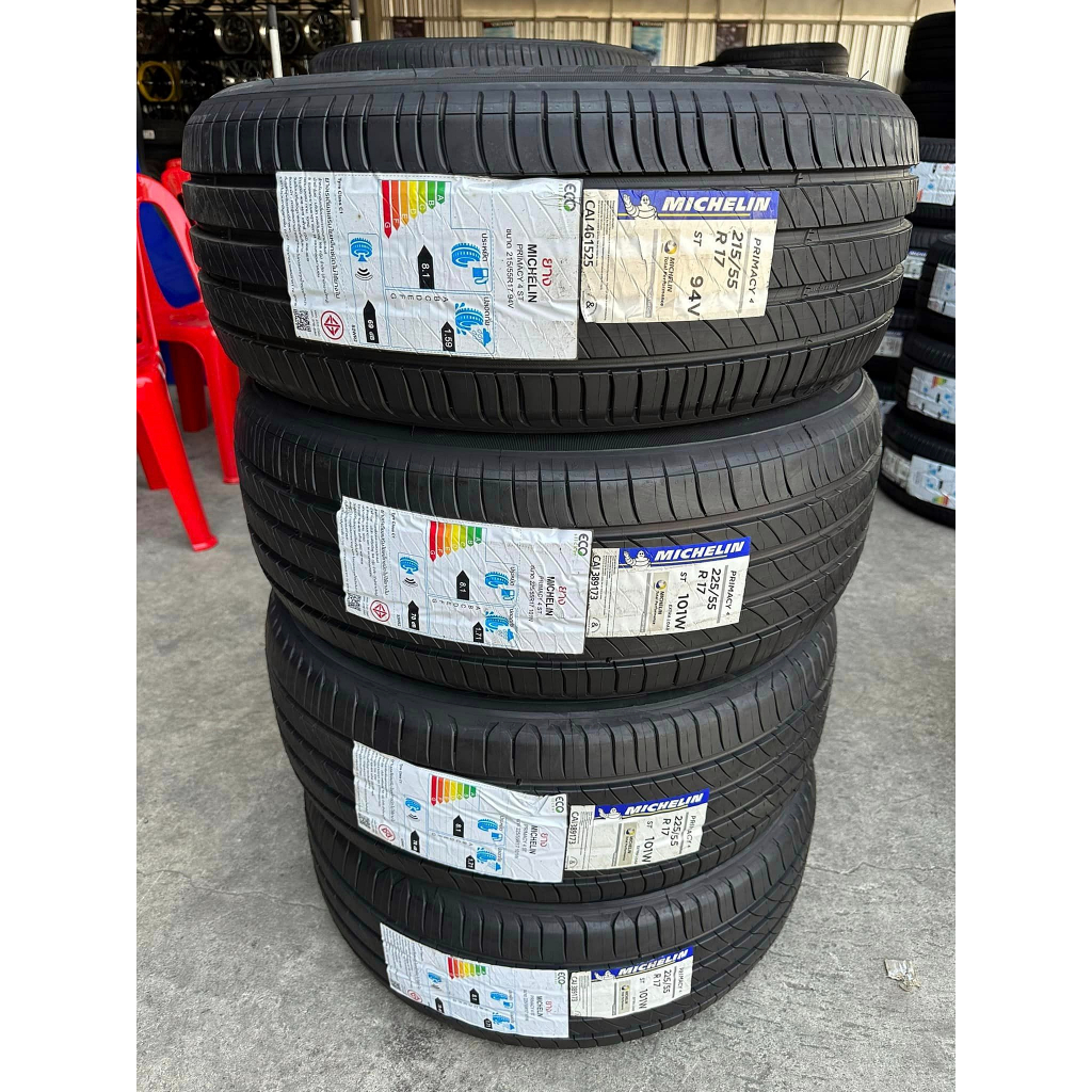 ยางรถยนต์ ขนาด 205/55R16 รุ่น PRIMACY4 ยี่ห้อ MICHELIN