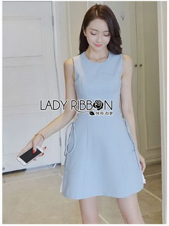 Baby Blue Lady Ribbon Dress