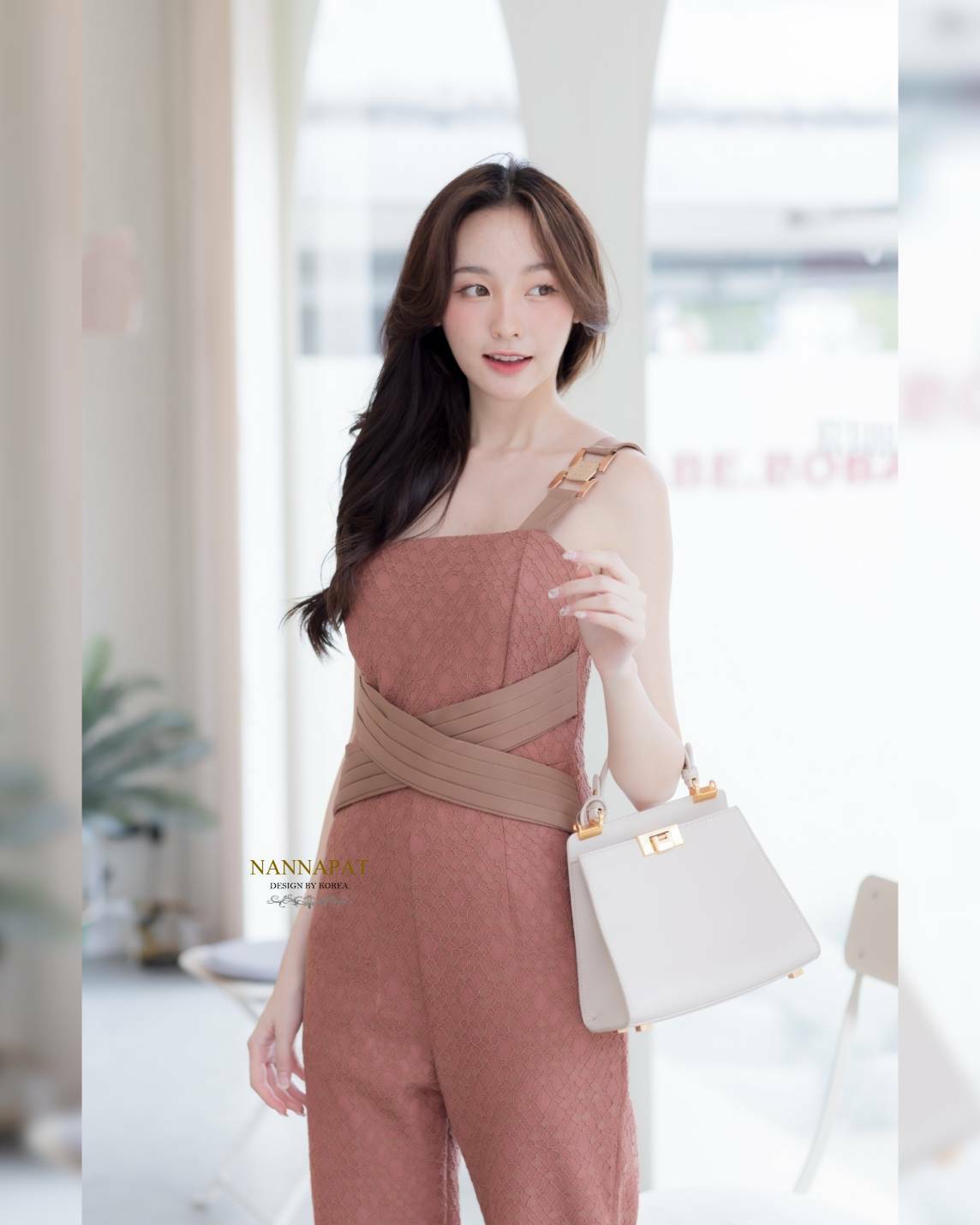 จั้มสูทผ้าลูกไม้เนื้อดี