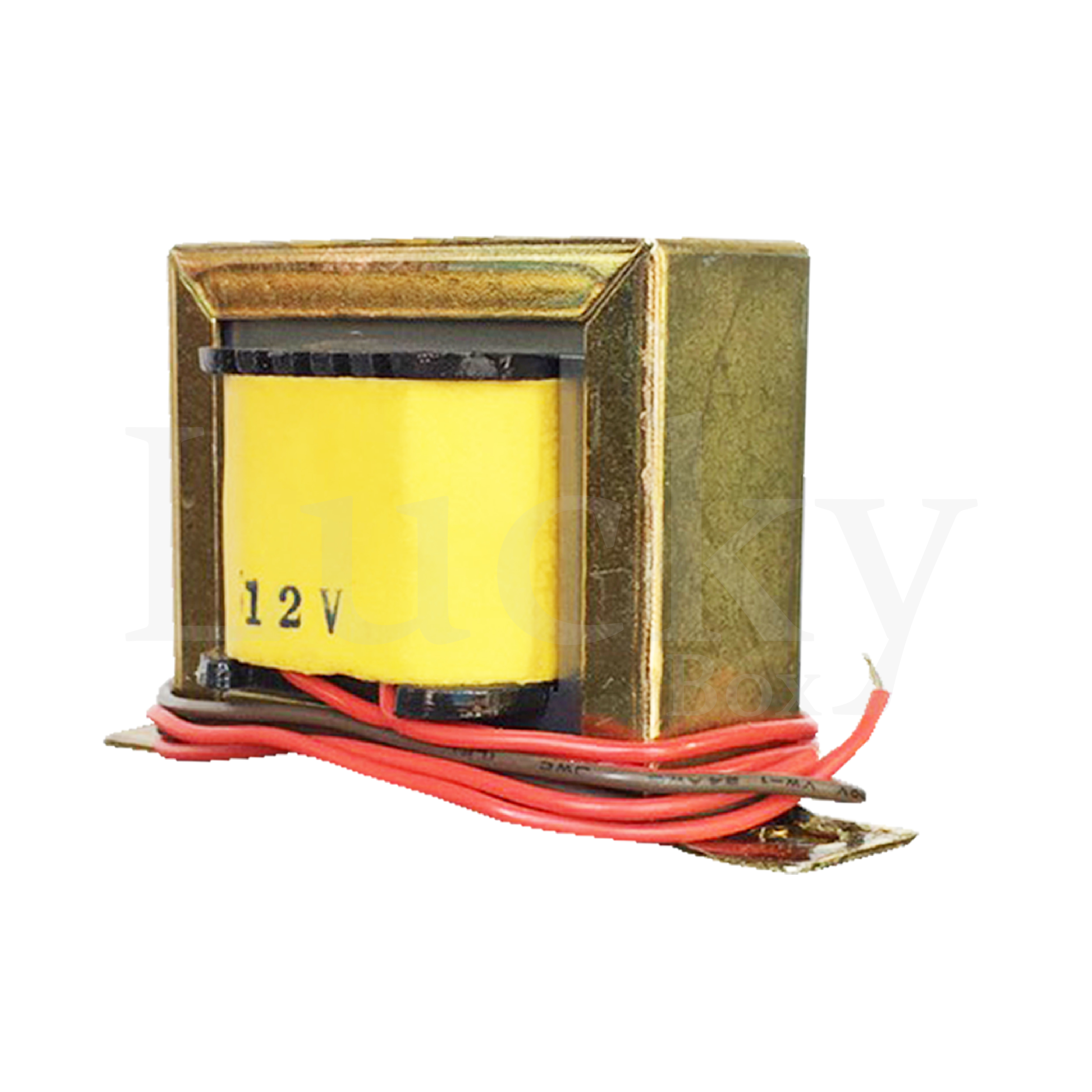 Transformer หม้อแปลงไฟฟ้า หม้อแปลงสายสั้น 550 mA จ่ายไฟ AC 12 V