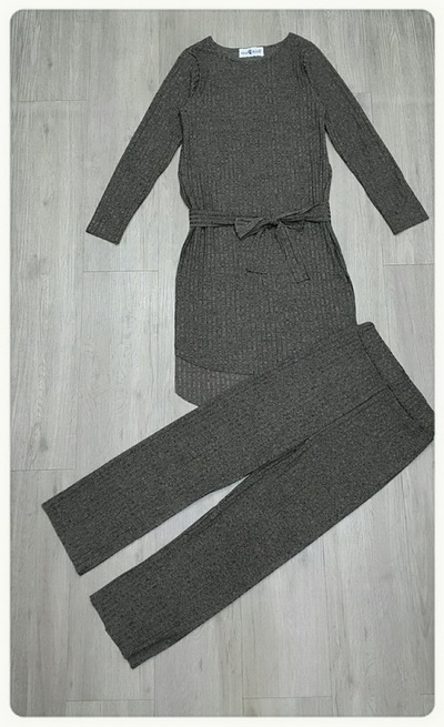 เสื้อ+กางเกง+ผ้าผูกเอว