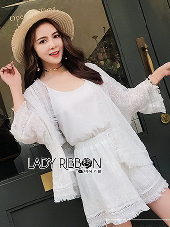 Lady Jenna Street Boho Embroidered Fringed White