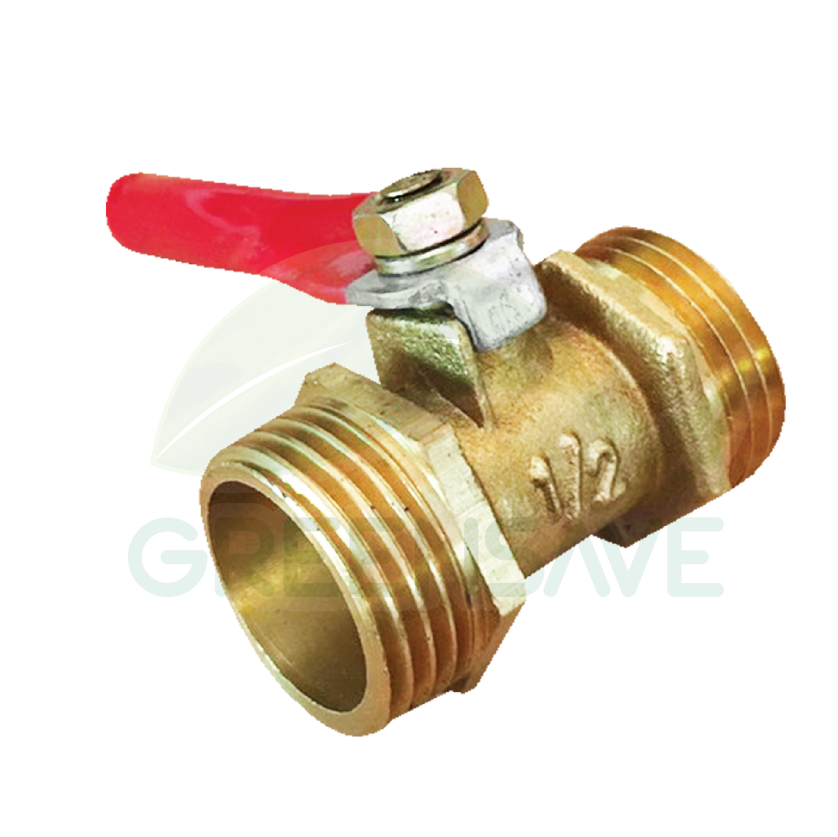 มินิบอลวาล์ว ทองเหลือง เกลียวนอก 1/2 (4หุน)