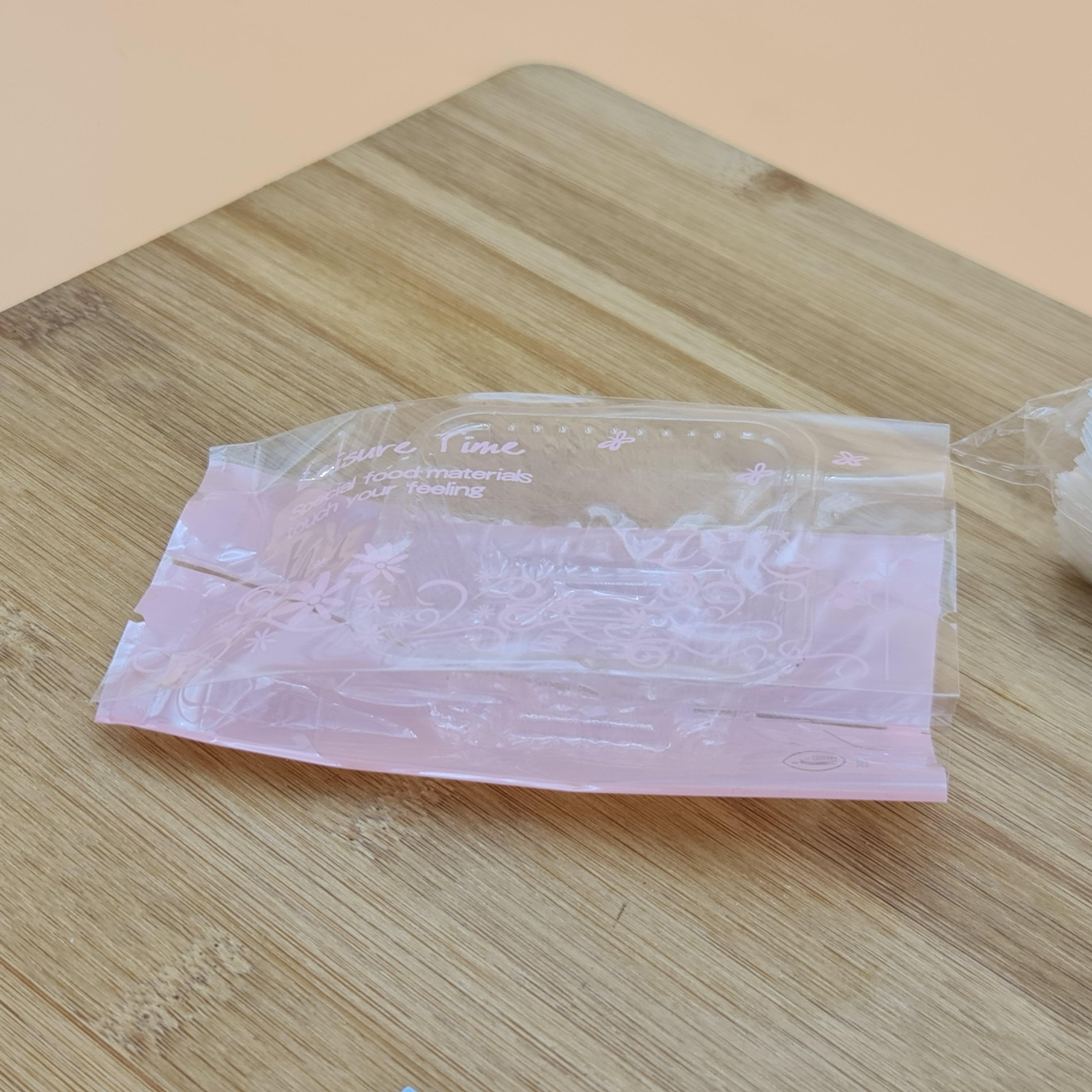 ถุงซีล ขยายข้าง 6.5×11.5+ข้าง2.5cm. ลายLeisure Time ซองซีลพลาสติก แพ็คเกจ เบเกอรี่ j12