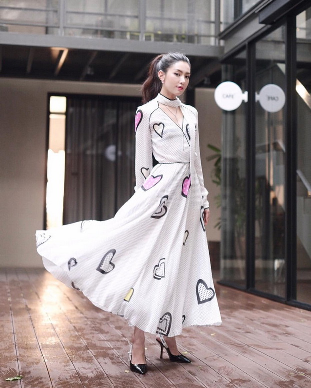maxi dress แมกซี่เดรสสไตล์แบรนด์ดัง