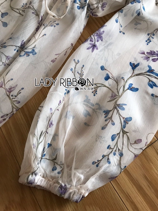 เดรสผ้าชีฟองแขนพอง