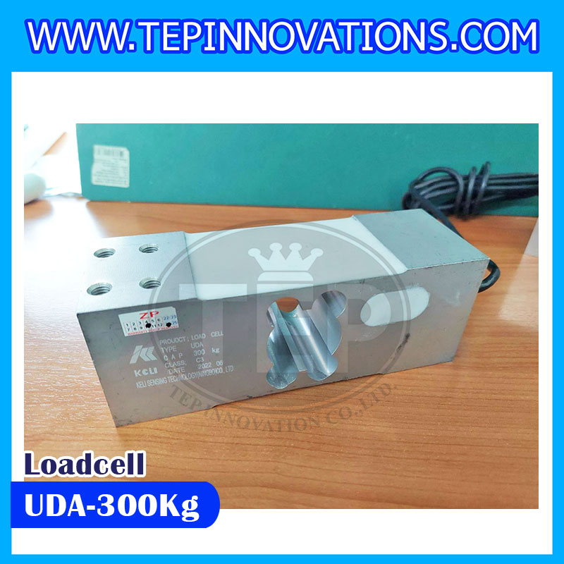 โหลดเซลล์ (Load cell) แบบตัวเดียว (Single Point) Aluminium (IP65) UDA โหลดเซลล์ รับน้ำหนักขนาดพิกัด 300 กิโลกรัม ขนาดแท่นชั่ง 50x60cm.
