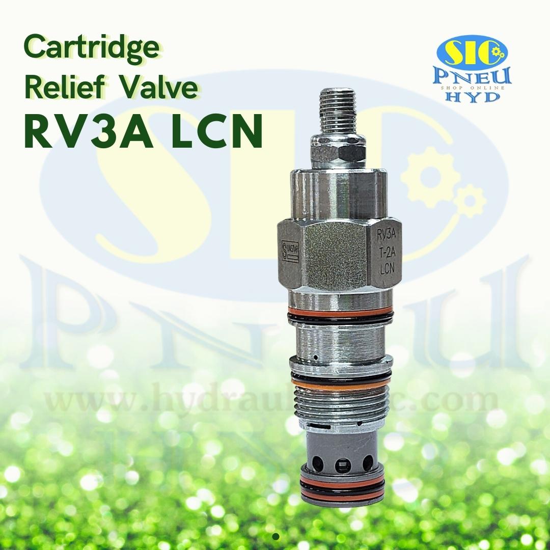 RV3A-T2A-LCN Cartridge Relief Valve เทียบ SUN Hydraulic รุ่น RVEA-LCN