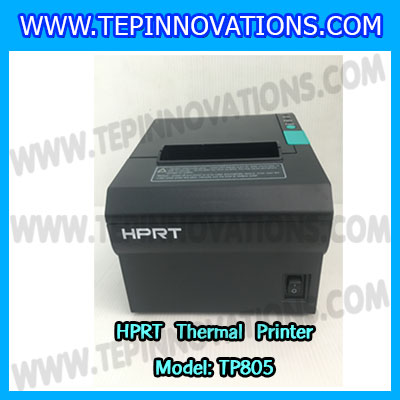 เครื่องพิมพ์ใบเสร็จ HPRT รุ่น TP805 เครื่องพิมพ์ใบเสร็จ เครื่องพิมพ์กระดาษความร้อน80มม. เครื่องพิมพ์สลิป80mm. เครื่องพิมพ์ใบเสร็จอย่างย่อ80MM thermal Printer ตัดกระดาษอัตโนมัติ เครื่องพิมพ์ใบเสร็จ ยี่ห้อ HPRT รุ่น TP805