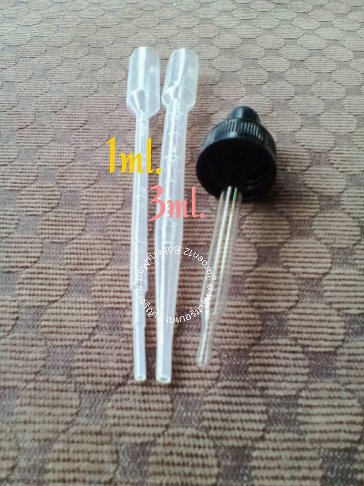 หลอดหยด Dropper พลาสติก 3ml 12ชิ้น