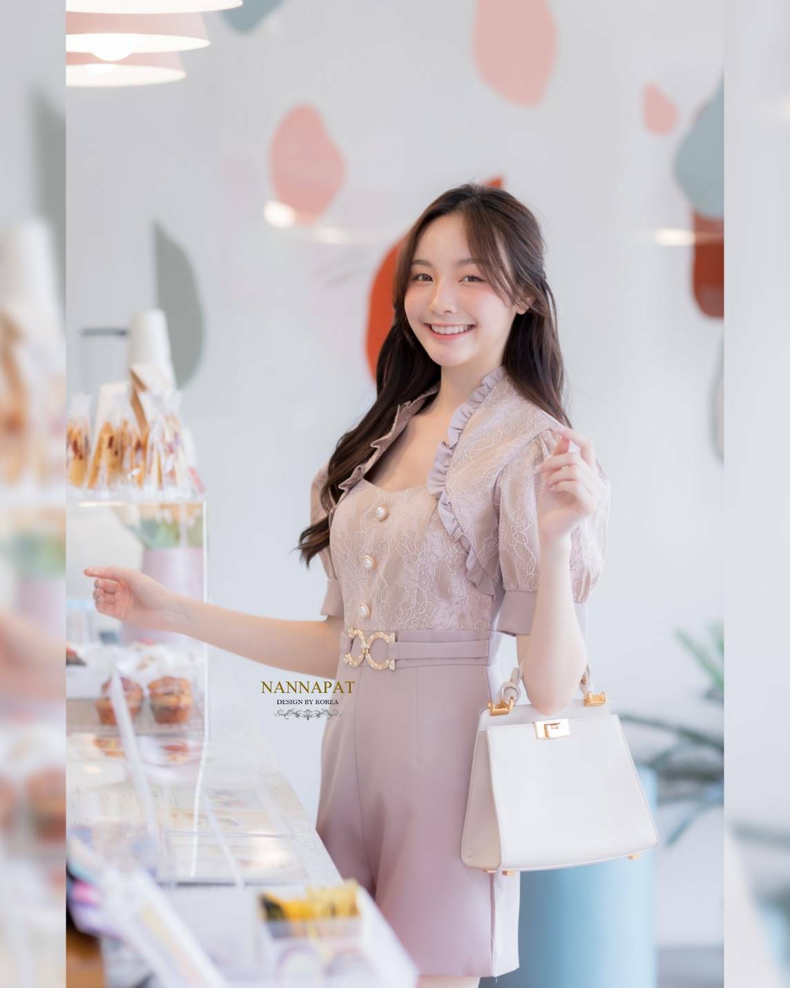 เพลสูทแต่งอะไหล่-กระดุมสวย