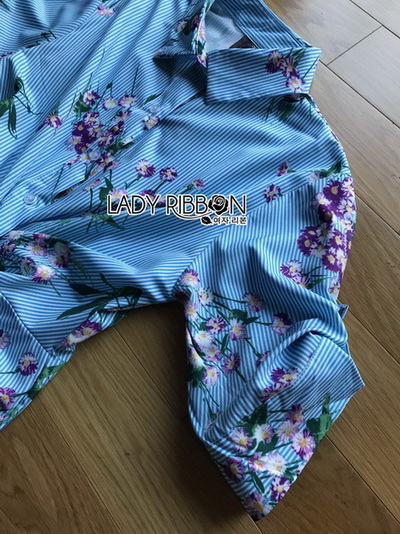 Twisted Shirt Dress Lady Ribbon ขายเชิ้ตเดรส