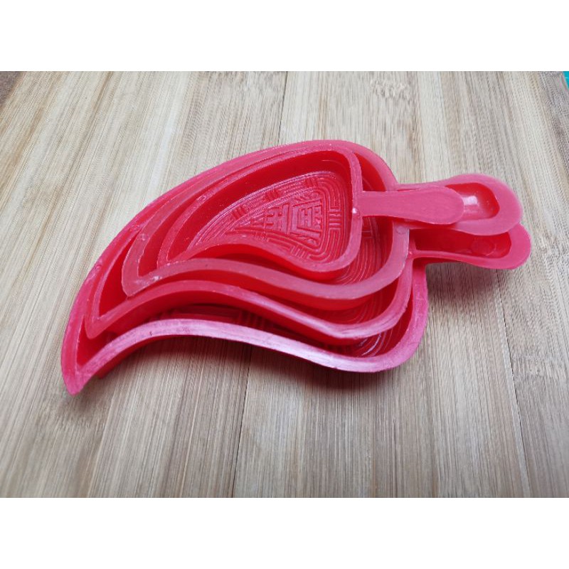 แม่พิมพ์ อังถ่อก้วย ขนมกุยช่าย รุ่นแดงด้ามสั้น พิมพ์พลาสติก j12 bbpo