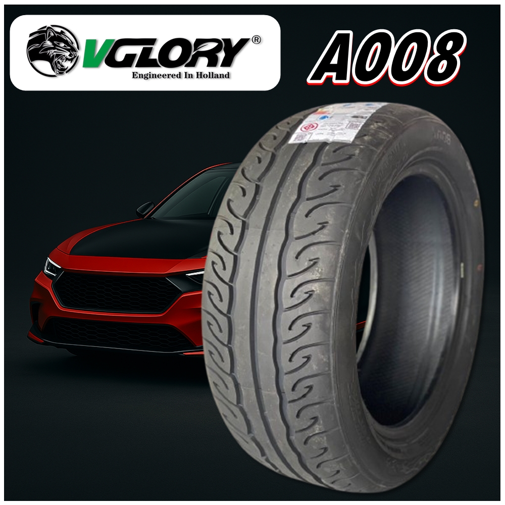 ยางรถยนต์ ขนาด 245/45R18 ,275/40R18 ,255/50R18 ,255/55R18 ,265/60R18 รุ่น A008 (ลายไฟ) ยี่ห้อ VGLORY (แถมจุ๊บลม)