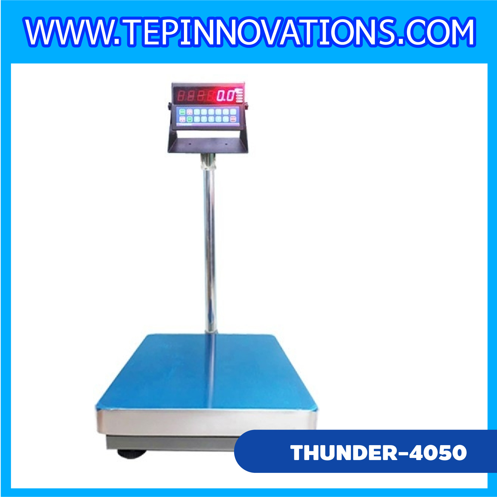 เครื่องชั่งน้ำหนักดิจิตอล ขนาดแท่นชั่ง 40*50 cm ยี่ห้อ Linear รุ่น Thunder