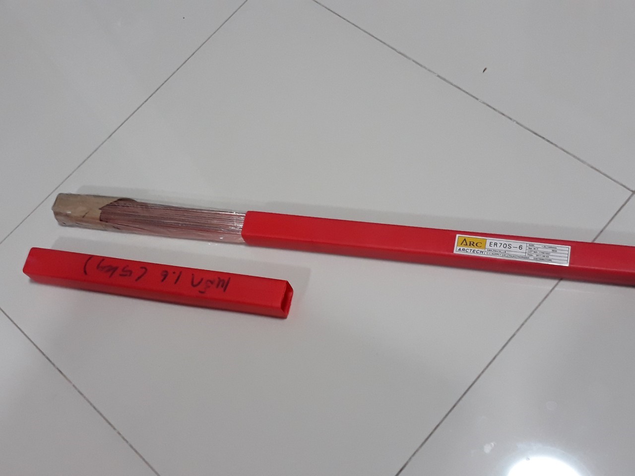 ลวดเชื่อมอาร์กอน(TIG)เหล็ก1.6มม.