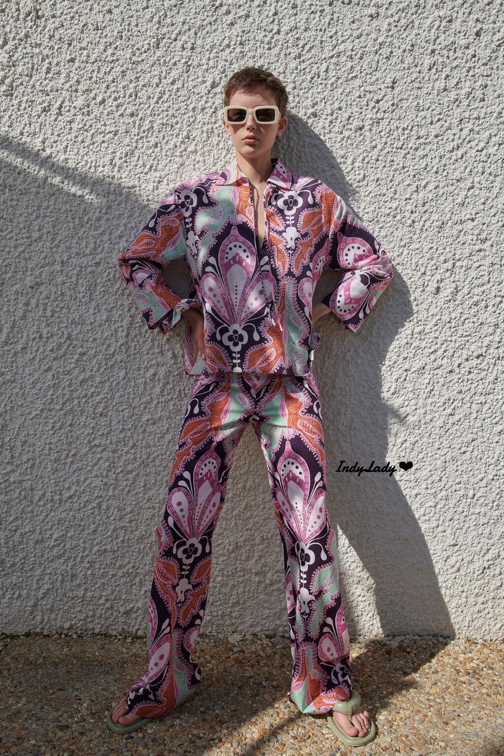 SET Zara เสื้อ+กางเกงขายาว