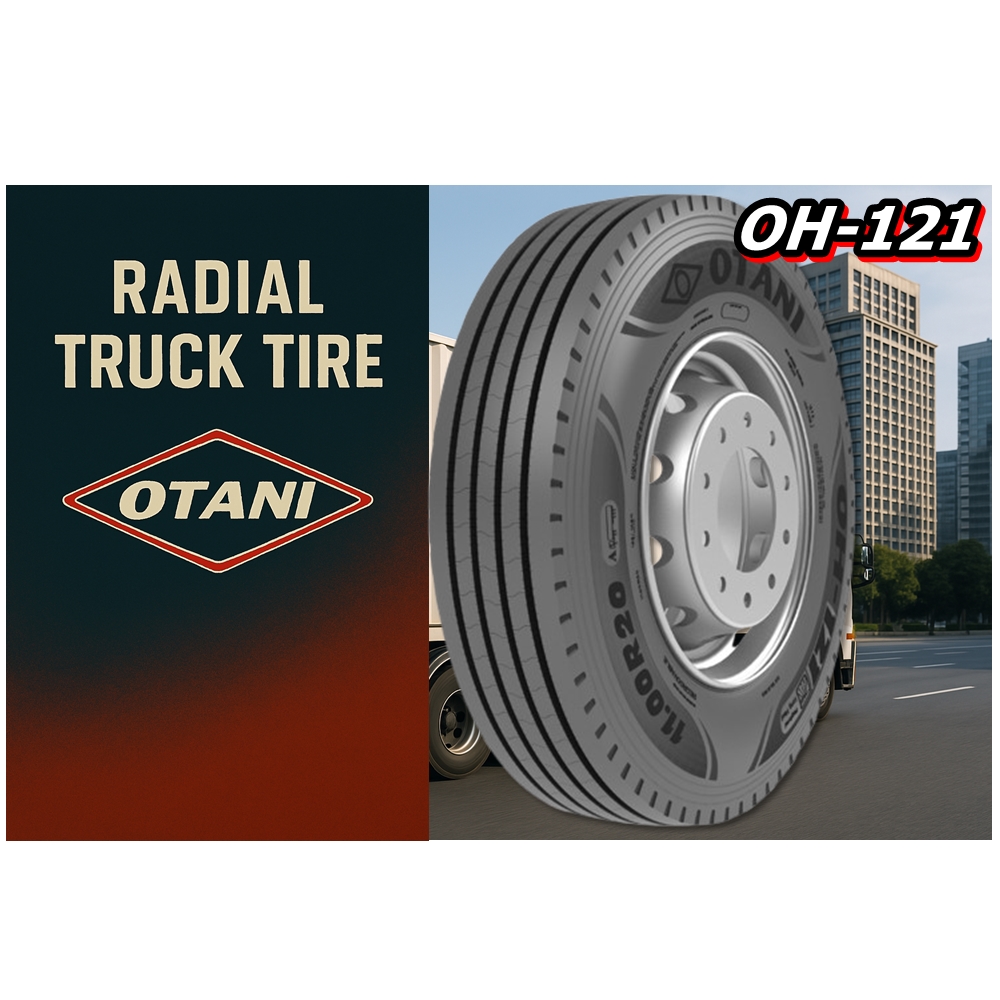 ยางรถบรรทุก เรเดียล ขนาด 9.00R20 รุ่น OH121 (ครบชุด) ยี่ห้อ OTANI