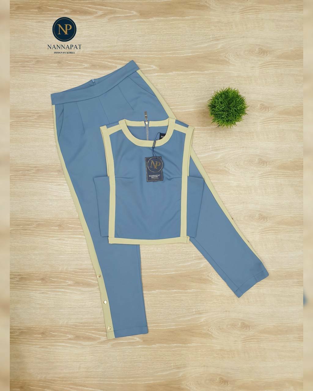 เซทซิปหลัง ทูโทนสีตัดกัน