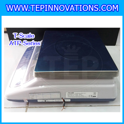 เครื่องชั่งดิจิตอลคำนวณราคา T-Scale รุ่น ATP-30 เครื่องชั่งดิจิตอลคำนวณราคาพิกัด 30kg กิโลคำนวณราคา เครื่องชั่งคิดเงิน ตาชั่งคิดเงิน กิโลคิดเงินได้ พิกัดน้ำหนัก 30kg อ่านค่าละเอียด 5g (ผ่านตรวจรับรองจากสำนักงานกลางชั่งตวงวัด)