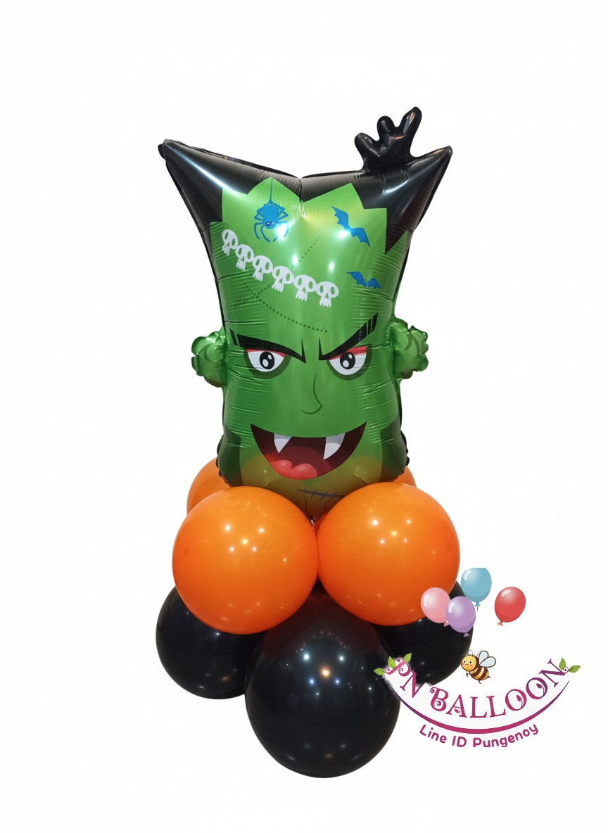 ลูกโป่งวันฮาโลวีน แบบตั้งพื้น 2 ชั้น Halloween Balloons