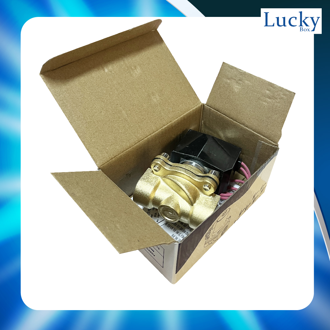 Solenoid Valve โซลินอยด์ทองเหลือง 1/2 นิ้ว (4 หุน) AC220V