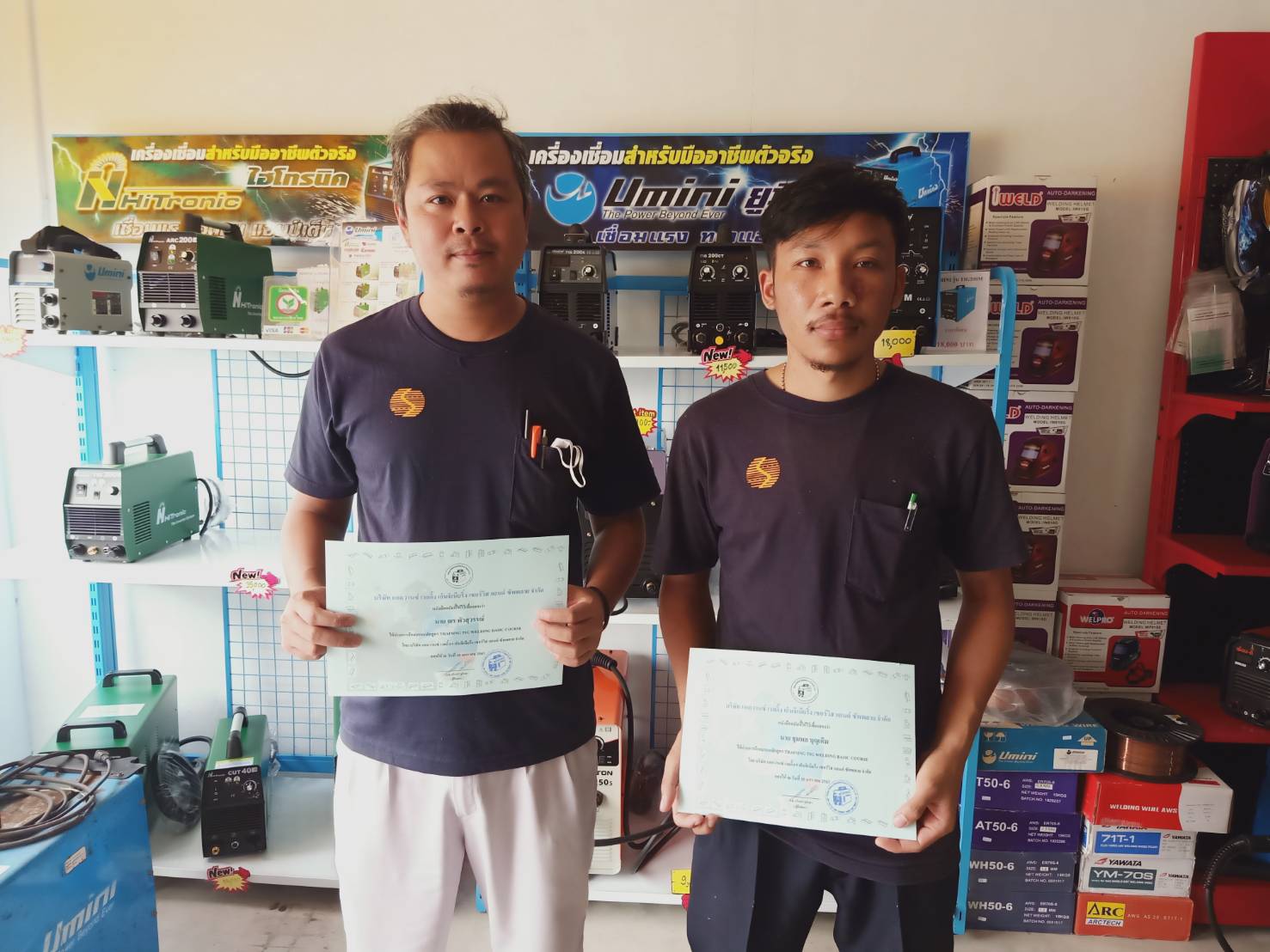 อบรมการเชื่อมอาร์กอนTIG(เบื้องต้น)