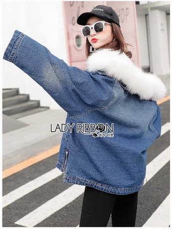 Lady Ribbon Denim Jacket
