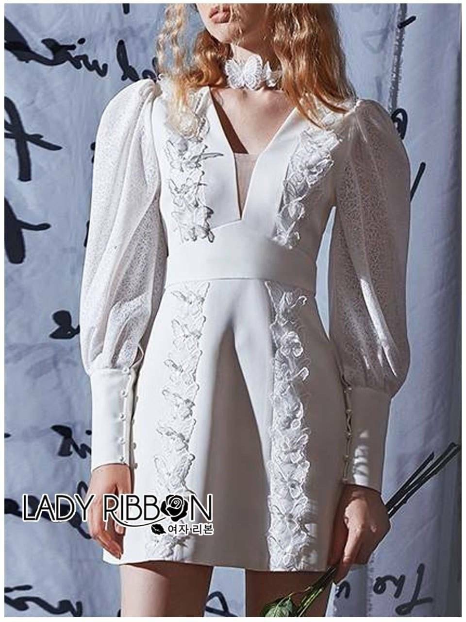 เดรสขาวผ้าโพลีเอสเตอร์ดีไซน์ใหม่ล่าสุด